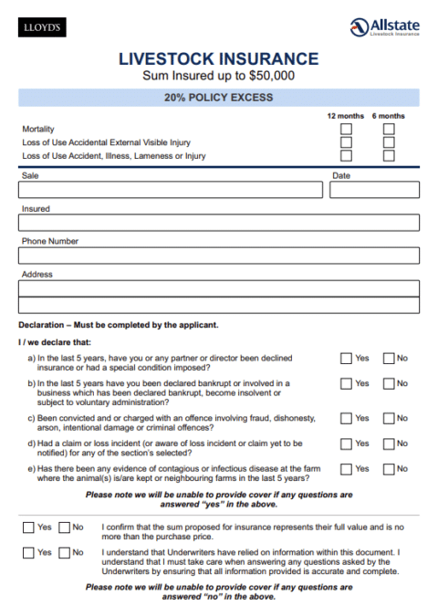 Farm Insurance Coverage Form Outline.pdf Insurance Resources & Forms | Allstate Underwriting